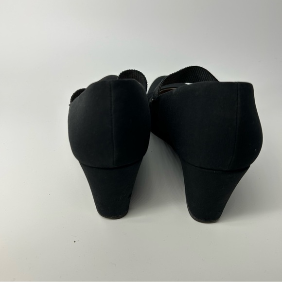 Life Stride Black Wedge Mary Jane Shoes - Picture 8 of 8